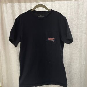 Vineyard Vines Men's Dark Blue Pocket Tee
